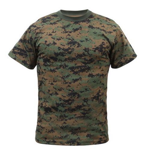 Custom Printed Rothco Digital Camo T-Shirt - 5735